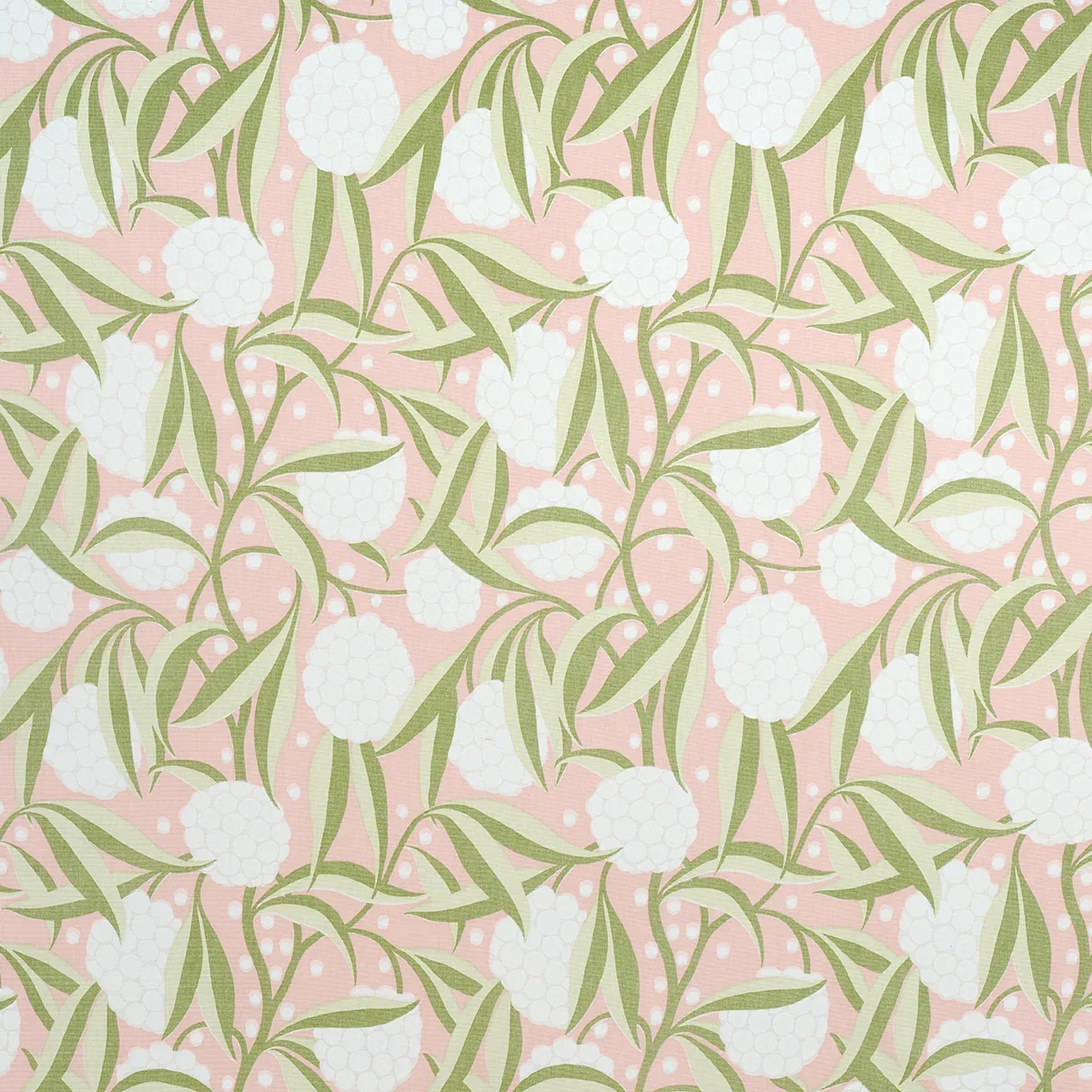 RUBUS COTTON LINEN fabric BLUSH color by Schumacher