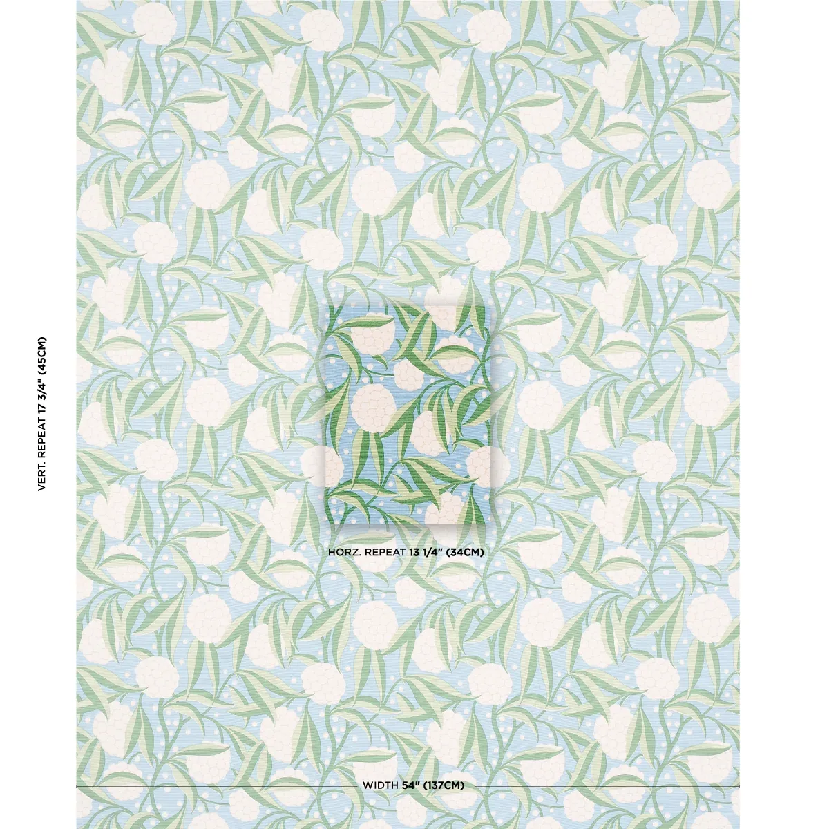 RUBUS COTTON LINEN Fabric – DELFT | Schumacher | Wallpaper T RUBUS COTTON LINEN fabric DELFT color by Schumacher
