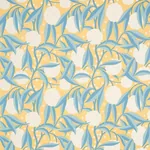 RUBUS COTTON LINEN fabric YELLOW color by Schumacher