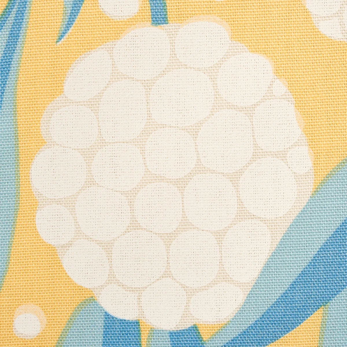 RUBUS COTTON LINEN fabric YELLOW color by Schumacher