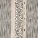 RUIZ JACQUARD Fabric – BLACK | Schumacher | Wallpaper Twins RUIZ JACQUARD fabric BLACK color by Schumacher