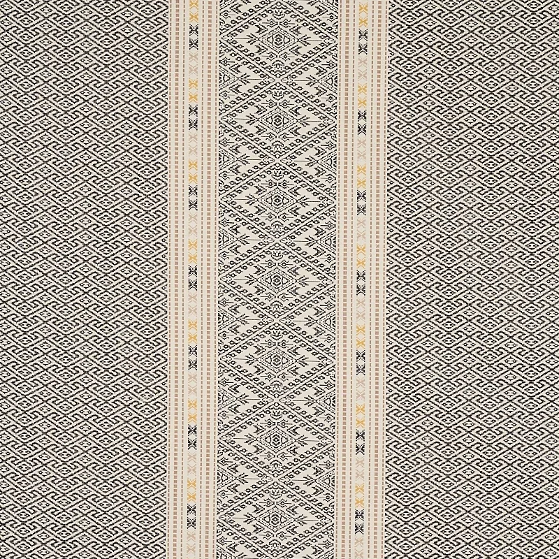 RUIZ JACQUARD fabric BLACK color by Schumacher
