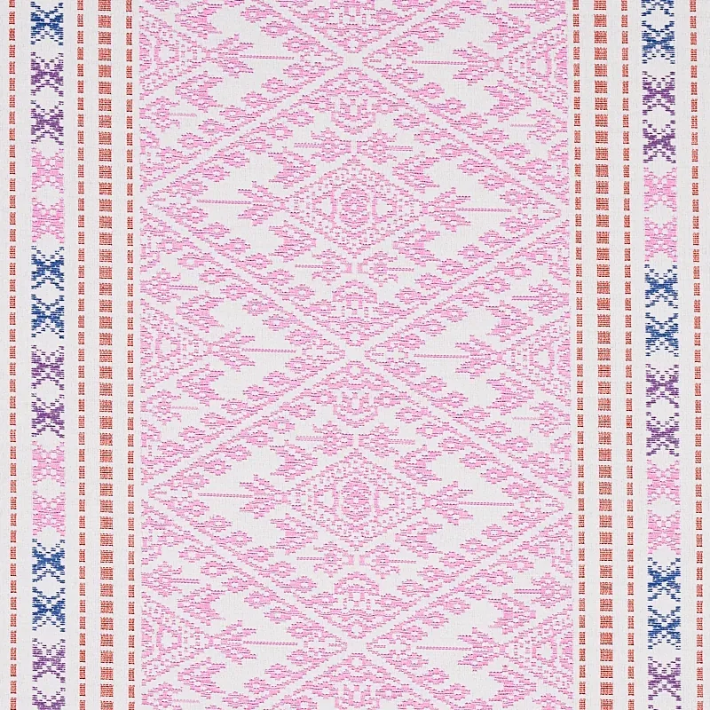 RUIZ JACQUARD fabric PINK color by Schumacher