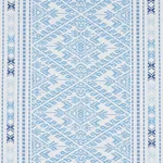 RUIZ JACQUARD fabric SKY color by Schumacher