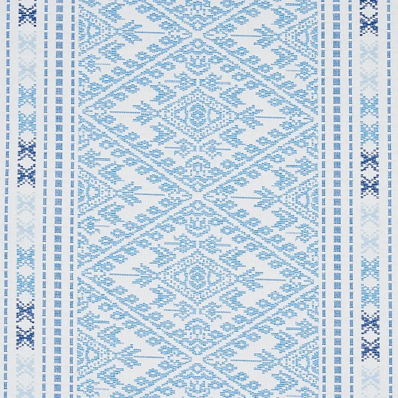 RUIZ JACQUARD fabric SKY color by Schumacher