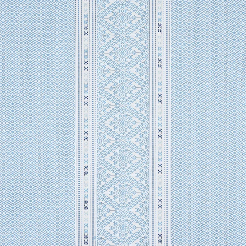 RUIZ JACQUARD fabric SKY color by Schumacher