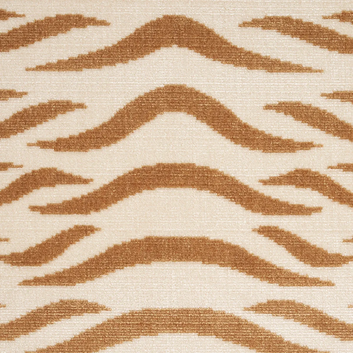 SABI TIGER VELVET Fabric – CAMEL | Schumacher | Wallpaper Tw SABI TIGER VELVET fabric CAMEL color by Schumacher