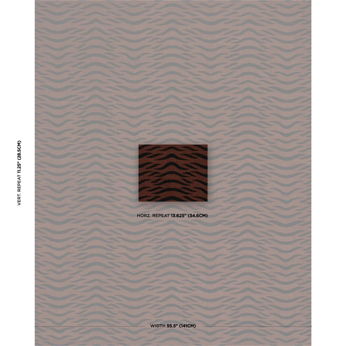 SABI TIGER VELVET Fabric – JAVA | Schumacher | Wallpaper Twi SABI TIGER VELVET fabric JAVA color by Schumacher