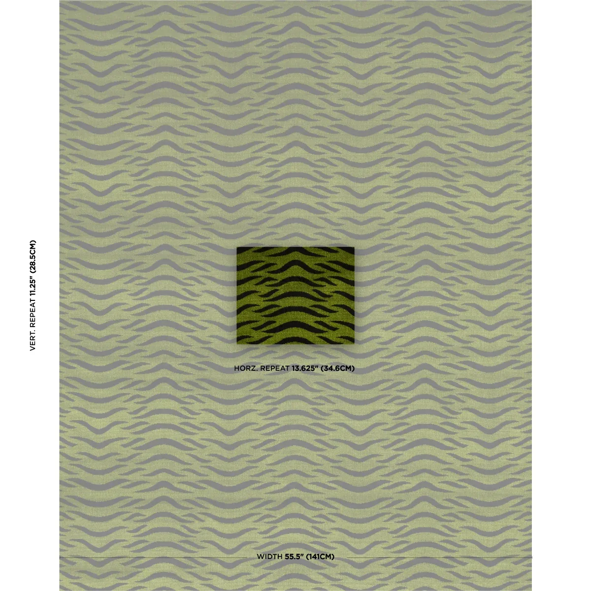 SABI TIGER VELVET Fabric – JUNGLE | Schumacher | Wallpaper T SABI TIGER VELVET fabric JUNGLE color by Schumacher