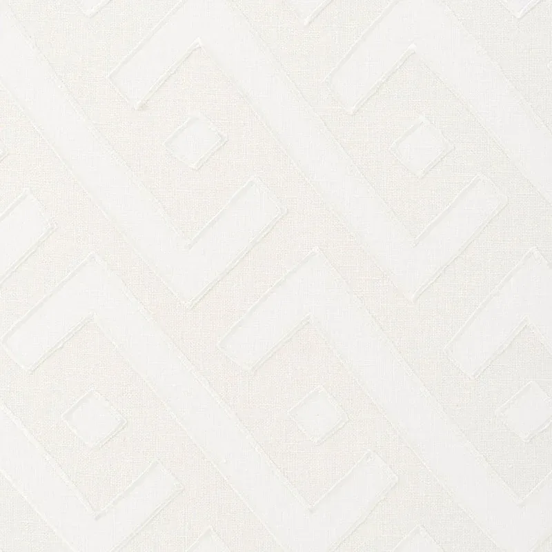 SAFARI APPLIQUÉ Fabric – IVORY | Schumacher | Wallpaper Twin SAFARI APPLIQUÉ fabric IVORY color by Schumacher