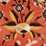 SAINT AMBROSE VELVET Fabric – CORAL | Schumacher | Wallpaper SAINT AMBROSE VELVET fabric CORAL color by Schumacher