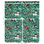 SAINT AMBROSE VELVET Fabric – JADE | Schumacher | Wallpaper SAINT AMBROSE VELVET fabric JADE color by Schumacher