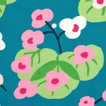 SAKU fabric PEACOCK color by Schumacher