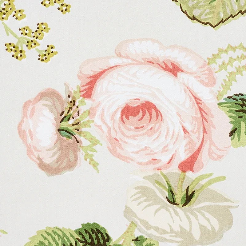 SALISBURY CHINTZ fabric BLUSH color by Schumacher