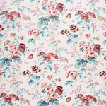 SALISBURY CHINTZ fabric ROSE color by Schumacher
