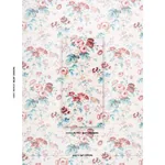 SALISBURY CHINTZ fabric ROSE color by Schumacher