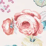 SALISBURY CHINTZ fabric ROSE color by Schumacher