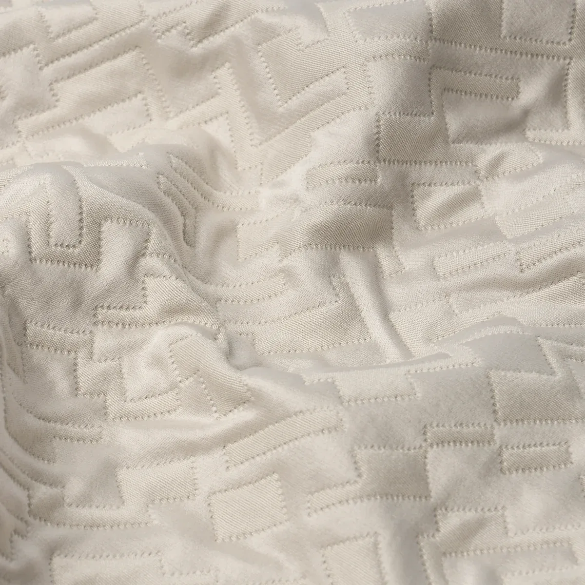 SALON MATELASSÉ SATIN Fabric – LIMESTONE | Schumacher | Wall SALON MATELASSÉ SATIN fabric LIMESTONE color by Schumacher