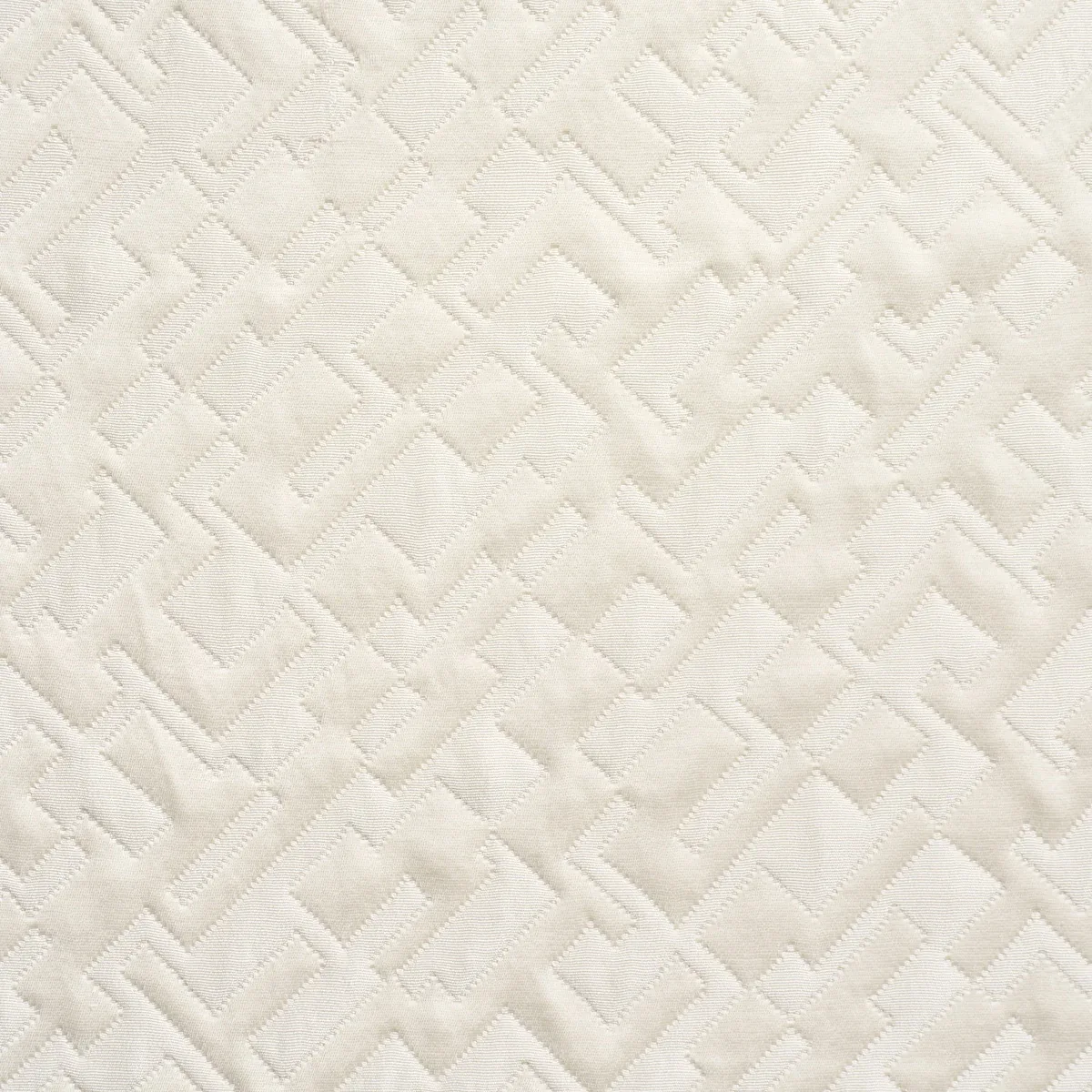 SALON MATELASSÉ SATIN fabric PEARL color by Schumacher