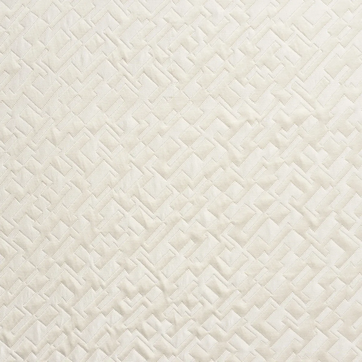 SALON MATELASSÉ SATIN fabric PEARL color by Schumacher