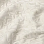 SALON MATELASSÉ SATIN fabric PEARL color by Schumacher