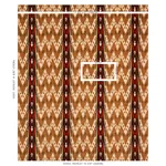 SAMAR IKAT VELVET fabric GOLD color by Schumacher