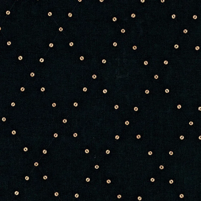 SAMOA DIAMOND fabric BLACK color by Schumacher