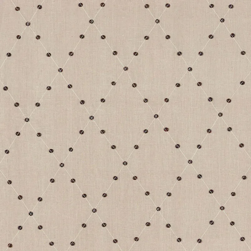 SAMOA DIAMOND fabric SEA OYSTER color by Schumacher