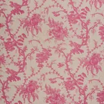 SAN CRISTOBAL TOILE fabric MAGENTA color by Schumacher