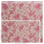 SAN CRISTOBAL TOILE fabric MAGENTA color by Schumacher