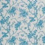 SAN CRISTOBAL TOILE Fabric – PEACOCK | Schumacher | Wallpape SAN CRISTOBAL TOILE fabric PEACOCK color by Schumacher