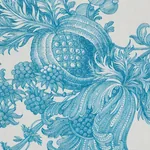 SAN CRISTOBAL TOILE Fabric – PEACOCK | Schumacher | Wallpape SAN CRISTOBAL TOILE fabric PEACOCK color by Schumacher