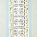 SANDOR STRIPE EMBROIDERY Fabric – CHAMBRAY | Schumacher | Wa SANDOR STRIPE EMBROIDERY fabric CHAMBRAY color by Schumacher