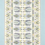 SANDOR STRIPE EMBROIDERY Fabric – CHAMBRAY | Schumacher | Wa SANDOR STRIPE EMBROIDERY fabric CHAMBRAY color by Schumacher