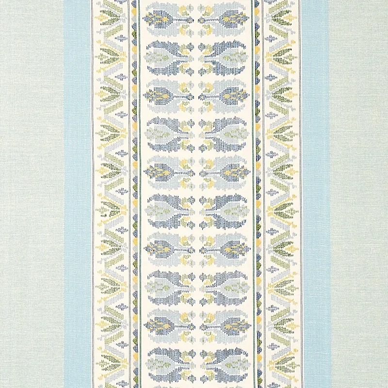 79830 | SANDOR STRIPE EMBROIDERY – CHAMBRAY