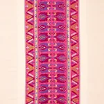 SANDOR STRIPE EMBROIDERY Fabric – MAGENTA | Schumacher | Wal SANDOR STRIPE EMBROIDERY fabric MAGENTA color by Schumacher