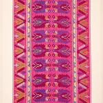 SANDOR STRIPE EMBROIDERY Fabric – MAGENTA | Schumacher | Wal SANDOR STRIPE EMBROIDERY fabric MAGENTA color by Schumacher