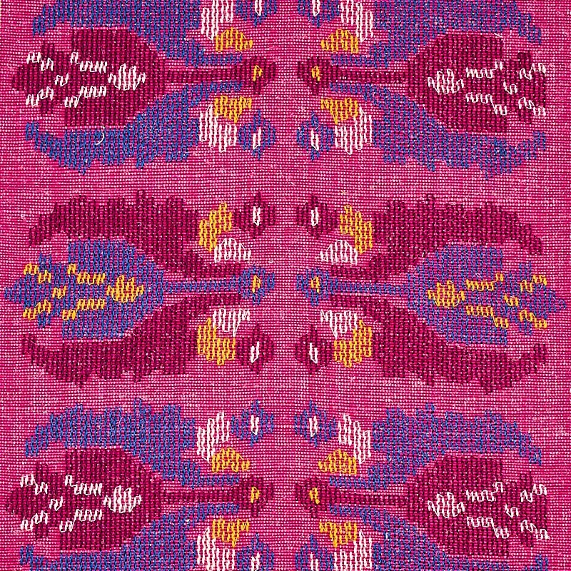 SANDOR STRIPE EMBROIDERY Fabric – MAGENTA | Schumacher | Wal SANDOR STRIPE EMBROIDERY fabric MAGENTA color by Schumacher