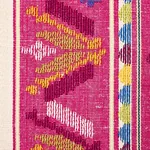 SANDOR STRIPE EMBROIDERY Fabric – MAGENTA | Schumacher | Wal SANDOR STRIPE EMBROIDERY fabric MAGENTA color by Schumacher