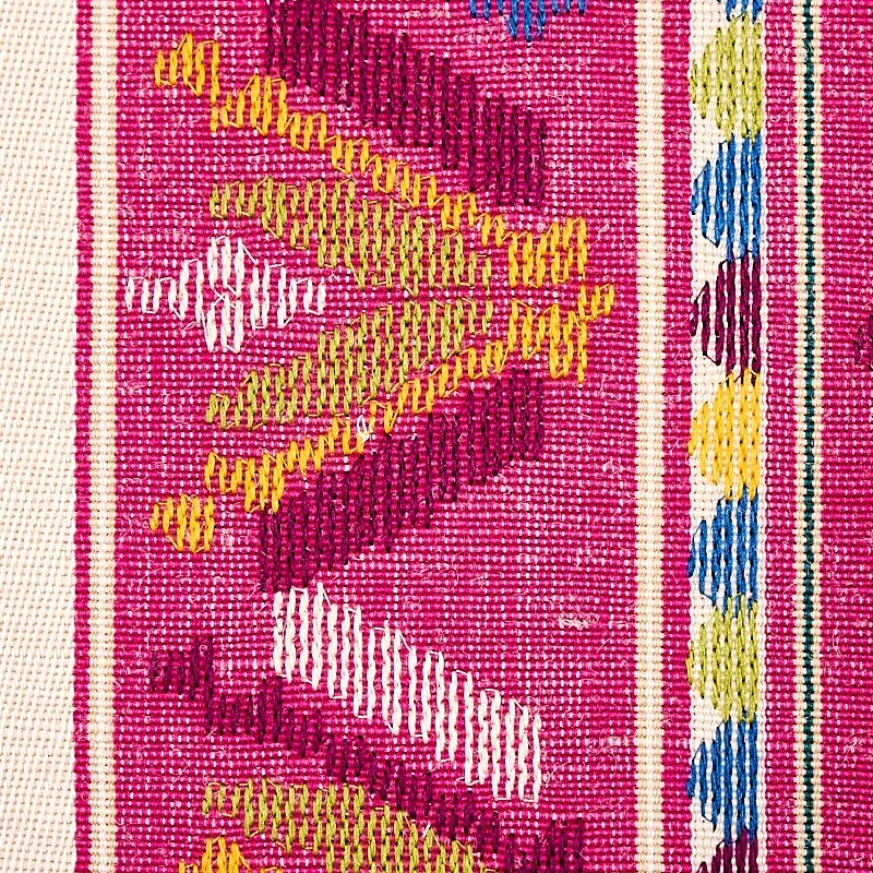 SANDOR STRIPE EMBROIDERY Fabric – MAGENTA | Schumacher | Wal SANDOR STRIPE EMBROIDERY fabric MAGENTA color by Schumacher
