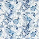 SANDOWAY VINE fabric DELFT color by Schumacher