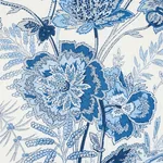 SANDOWAY VINE fabric DELFT color by Schumacher