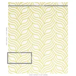 SANGOMAR APPLIQUÉ fabric CITRON color by Schumacher