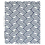 SANGOMAR APPLIQUÉ Fabric – NAVY | Schumacher | Wallpaper Twi SANGOMAR APPLIQUÉ fabric NAVY color by Schumacher