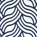 SANGOMAR APPLIQUÉ Fabric – NAVY | Schumacher | Wallpaper Twi SANGOMAR APPLIQUÉ fabric NAVY color by Schumacher