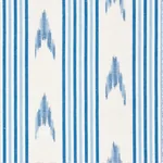 SANTA BARBARA IKAT Fabric – INDIGO | Schumacher | Wallpaper SANTA BARBARA IKAT fabric INDIGO color by Schumacher