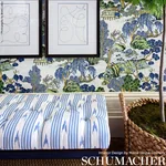 SANTA BARBARA IKAT Fabric – INDIGO | Schumacher | Wallpaper SANTA BARBARA IKAT fabric INDIGO color by Schumacher