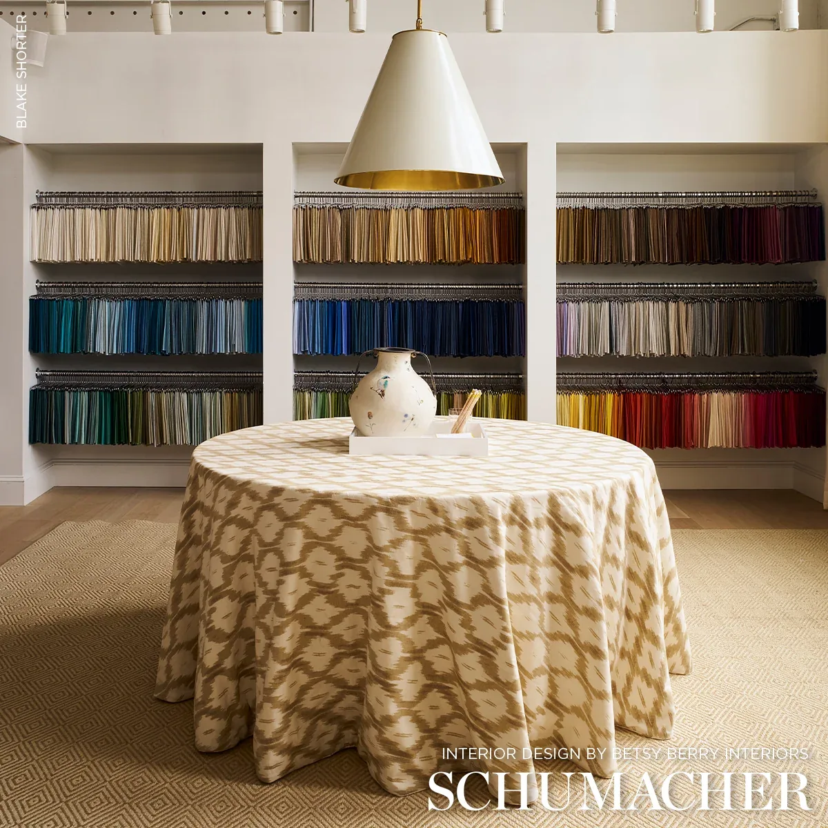 SANTA MONICA IKAT Fabric – NEUTRAL | Schumacher | Wallpaper SANTA MONICA IKAT fabric NEUTRAL color by Schumacher