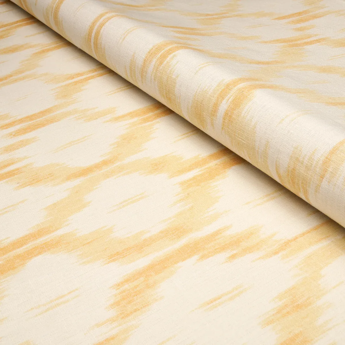 SANTA MONICA IKAT Fabric – YELLOW | Schumacher | Wallpaper T SANTA MONICA IKAT fabric YELLOW color by Schumacher