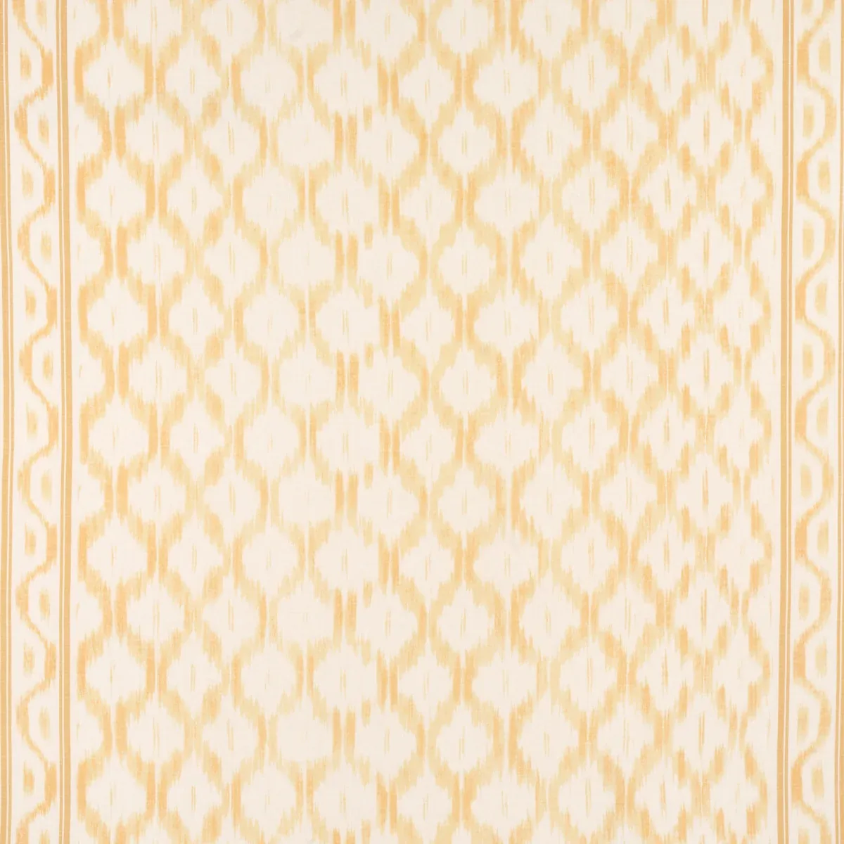 SANTA MONICA IKAT fabric YELLOW color by Schumacher
